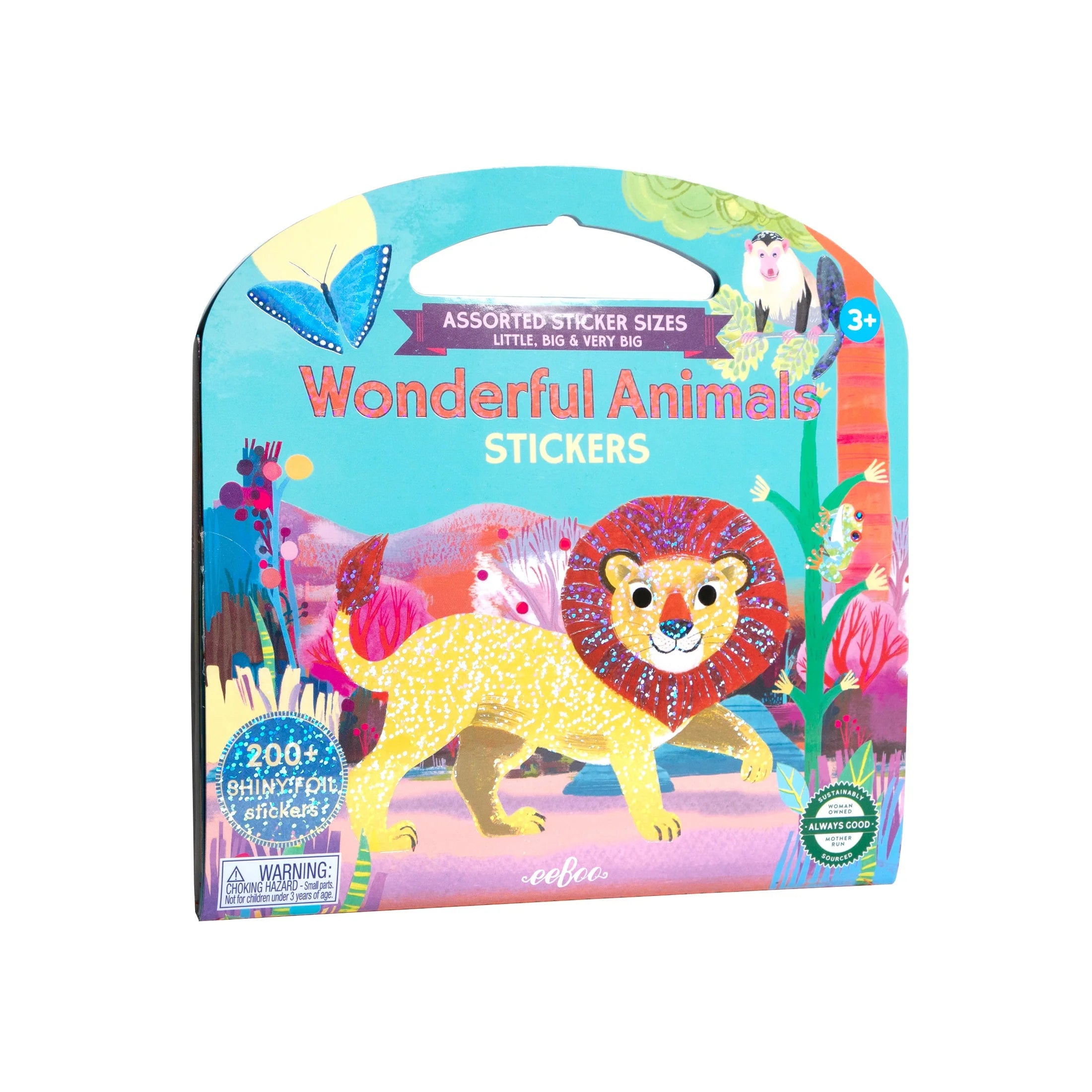 Wonderful Animals Shiny Stickers | eeBoo