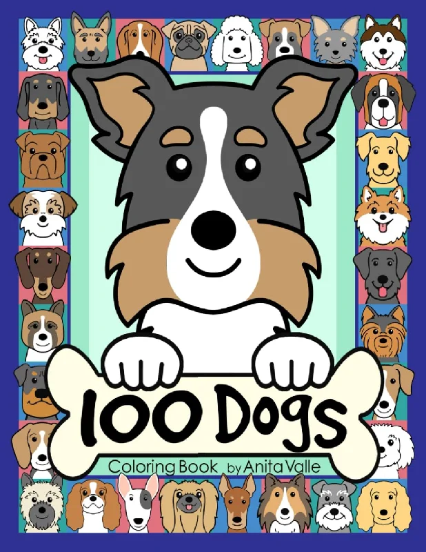 100 Dogs Coloring Book (100 Dogs Series)