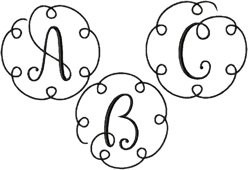 CAMEO MONOGRAM FONT