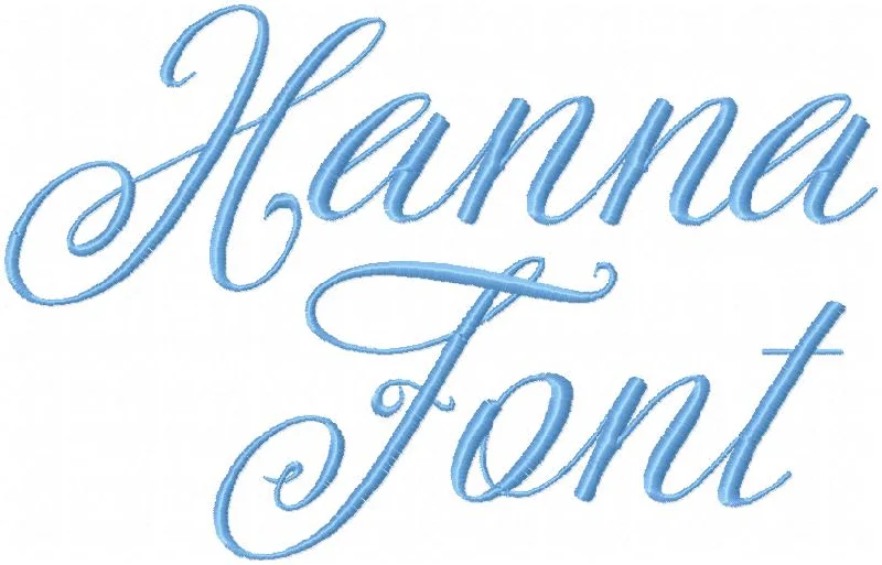 HANNA SCRIPT FONT