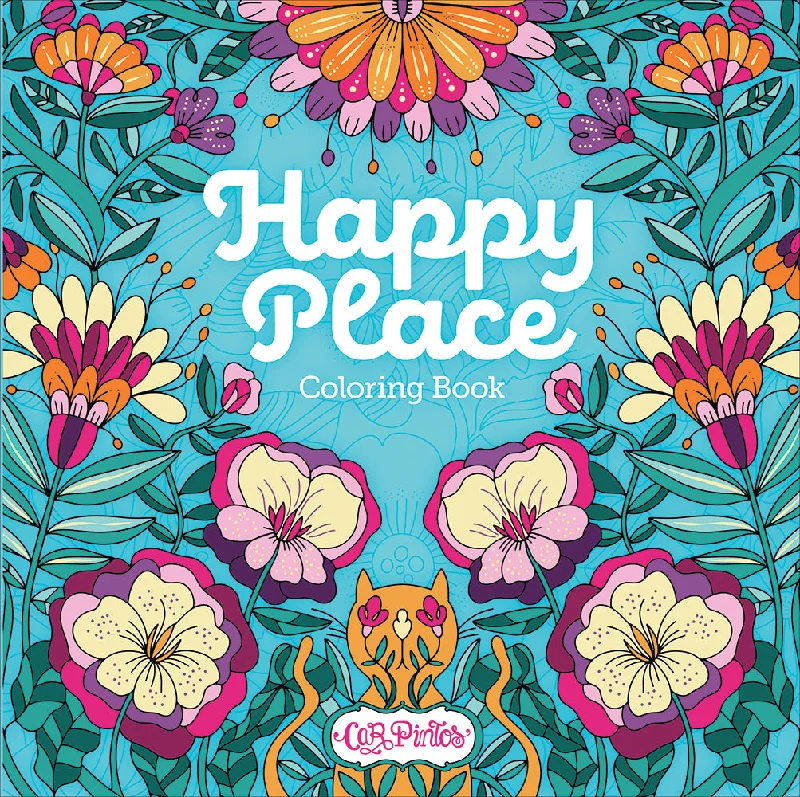 Happy Place Colouring Book