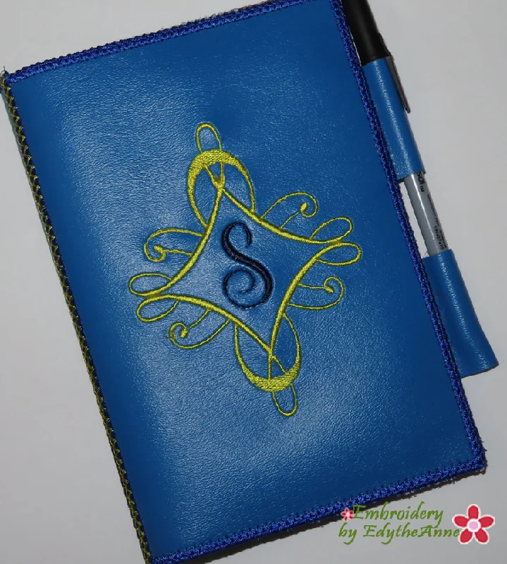 MONOGRAM JOURNAL COVER- IN THE HOOP - Digital Download