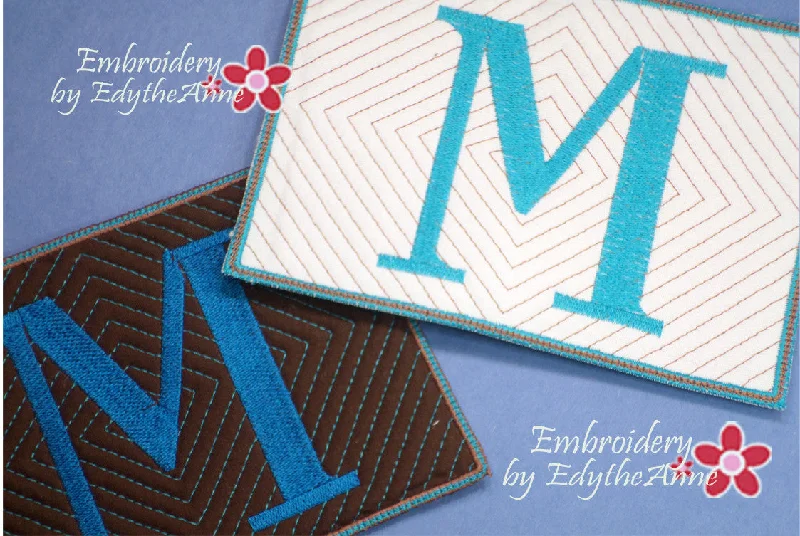 MONOGRAM MUG MATS VERSION 3 - INSTANT DOWNLOAD