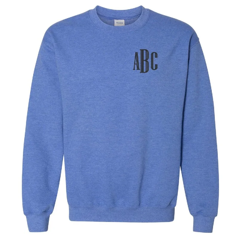 Monogrammed Heather Crewneck Sweatshirt