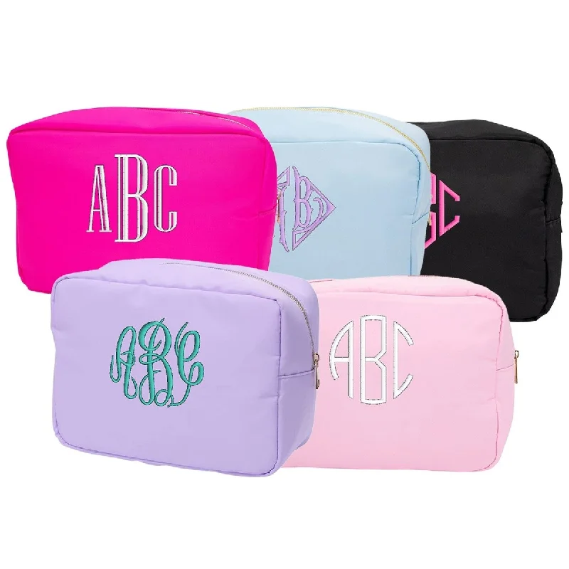 Monogrammed Large Pouch