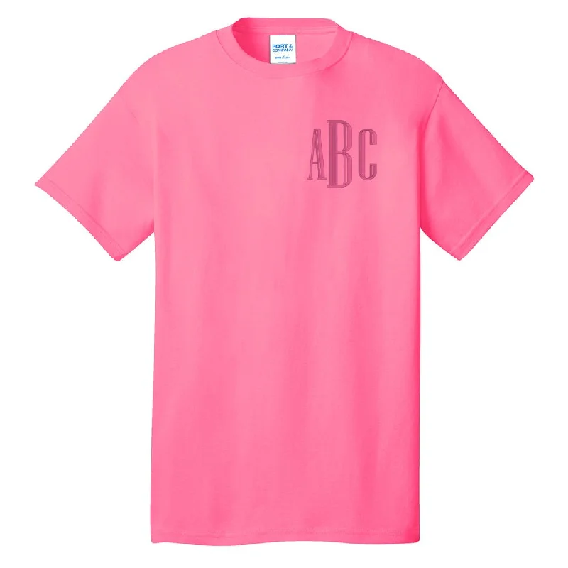 Monogrammed Neon T-Shirt