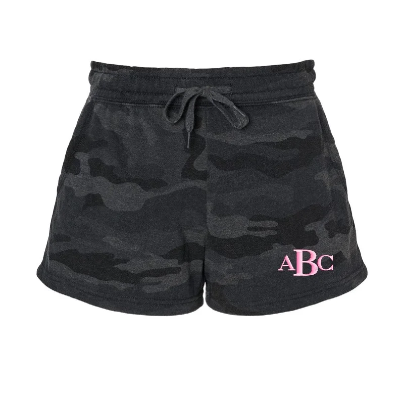 Monogrammed Wave Wash Shorts