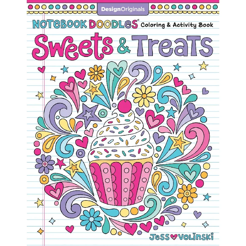 Notebook Doodles Sweets & Treats Coloring & Activity Book