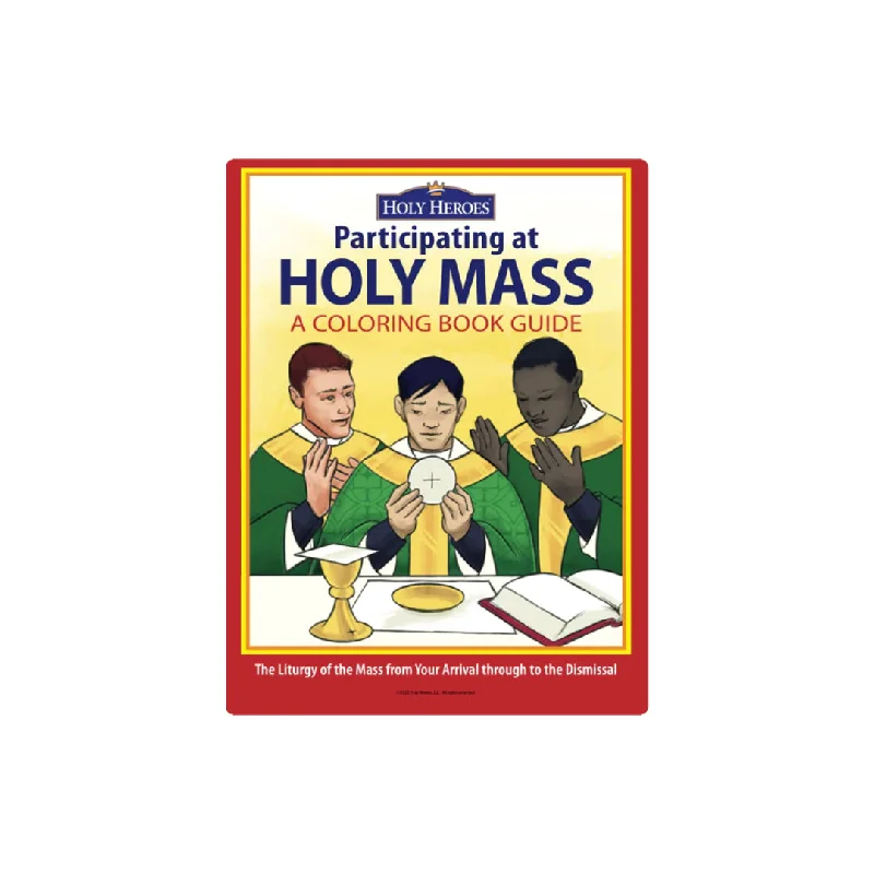 Participating at Holy Mass Coloring Book