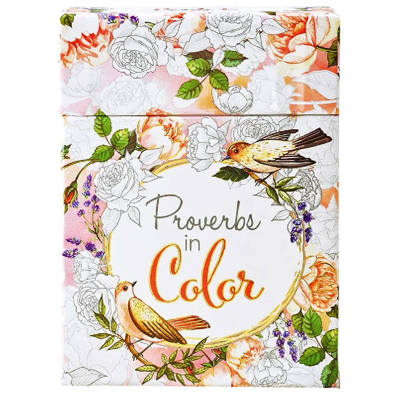 Proverbs in Color Coloring Cards