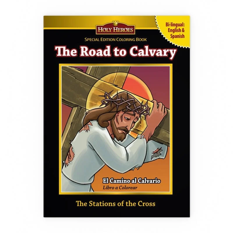 The Road to Calvary Coloring Book (bi-lingual)