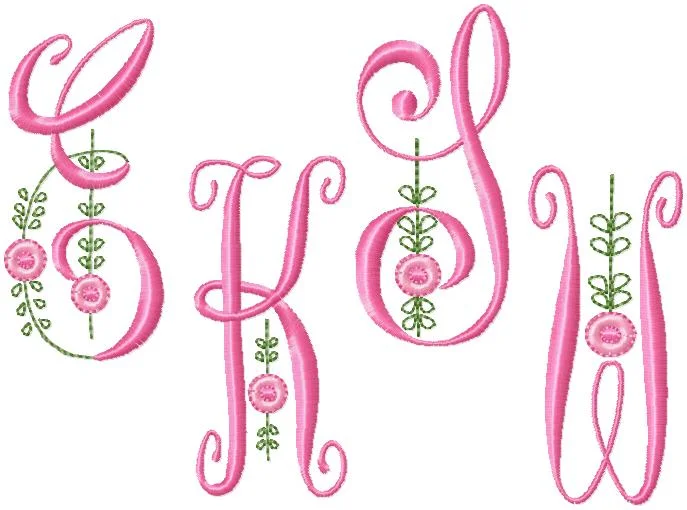 SALLY MONOGRAM FONT