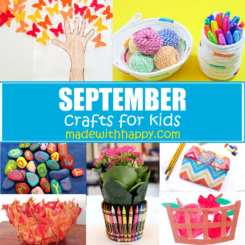 September Crafts For Kids - 20+ Crafts and Coloring Pages