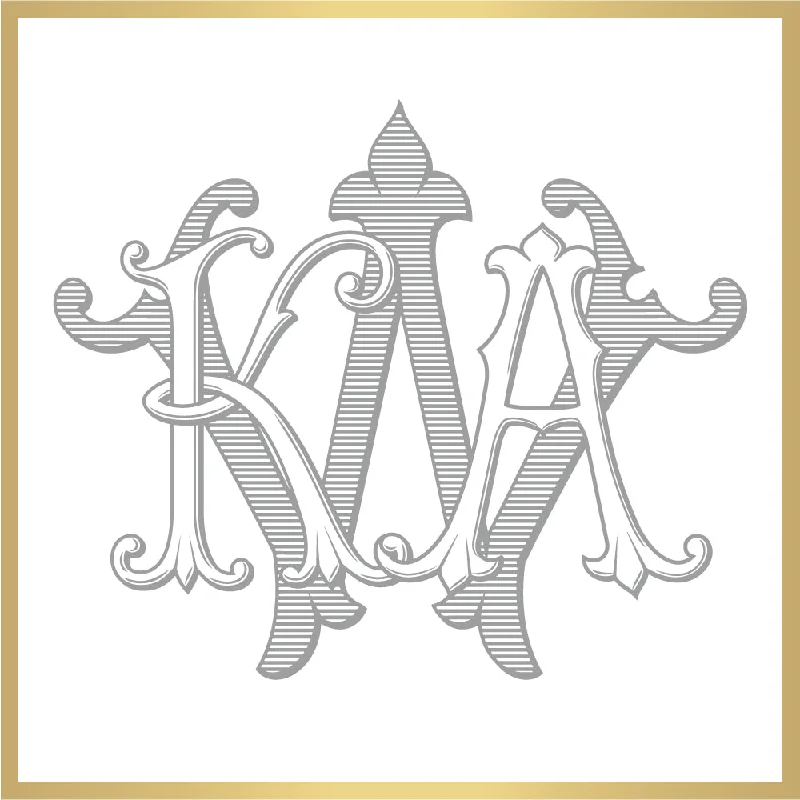 Signature 3-Letter Monogram