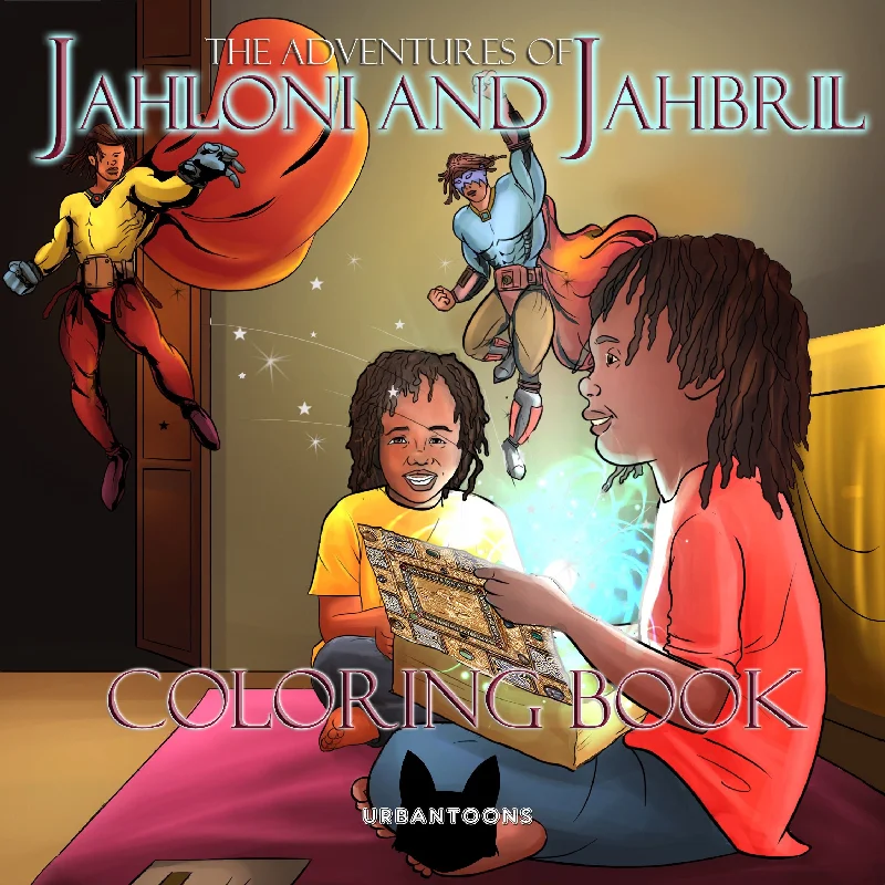 Urbantoons: The Adventures of Jahloni & Jahbril Coloring Book